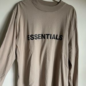 Essentials camel long sleeve